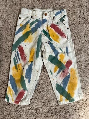 GAP KIDS Paint-Splash Carpenter Pants